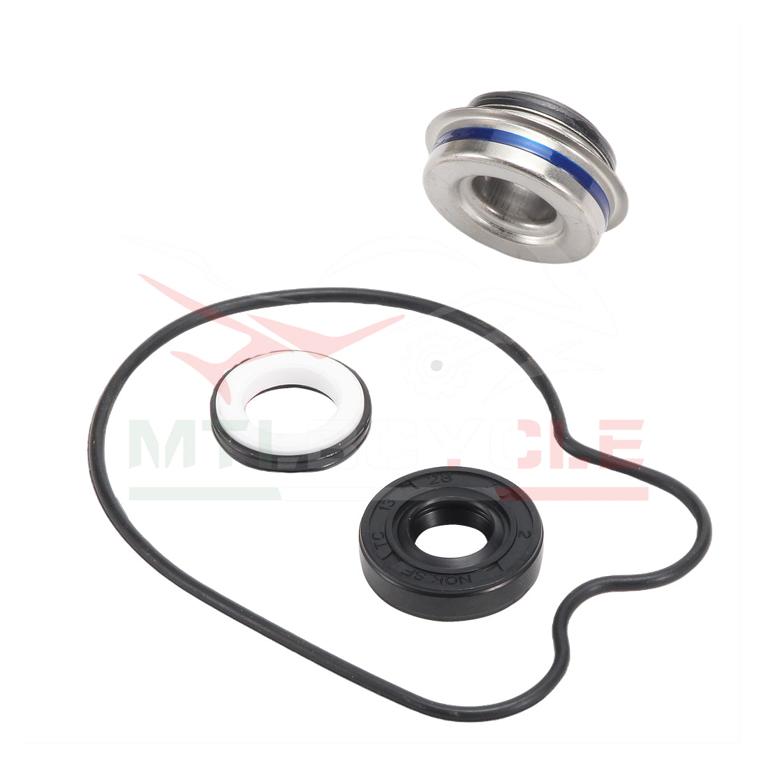 MTLB Water Pump Repair kit For Honda CBF1000 2006 2007 2008 2009 2010 19200-MFA-D00 Oil Seals Dust Seal Rotor Shaft
