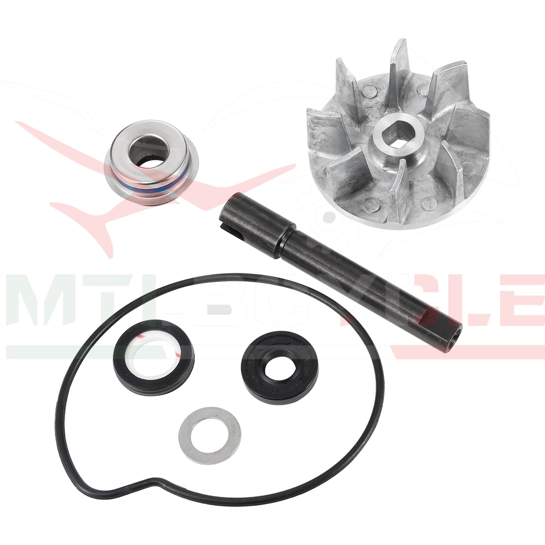 MTLB Water Pump Repair Kit 17511-01H00-000 For Suzuki GSXR600 GSXR750 2006-2019 17491-01H00-000 Oil Seal Rotor