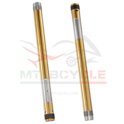 MTLB Motorcycle Gold Front Fork Inner Tubes For Suzuki RGV250 VJ22 41x522mm OEM 51110-22D00