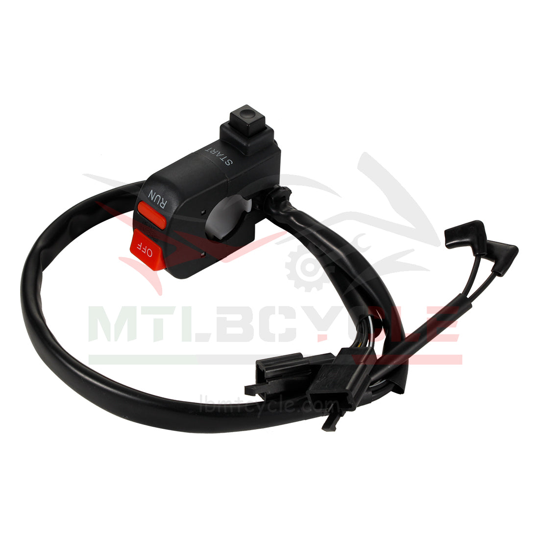 MTLB RHD Switch Block Cable Start Run OFF Control For HONDA CBR250RR MC22 1989-1999 OEM 35130-KAZ-000