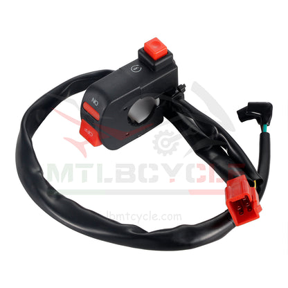 MTLB RHD Motorcycle Switch Block Cable Start Run OFF Control For HONDA CBR250R MC19 1988 1989 CBR400RR J/K NC23 1988 1989 OEM 35130-KY1-700 35130-KY2-700